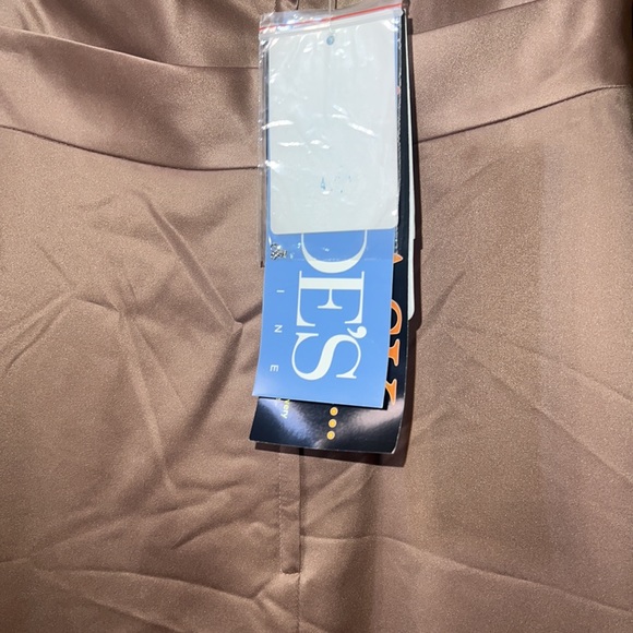 NWT Bride’s Magazine JORDAN Suede ( tan) Strapless Dress SZ 10 - Picture 5 of 6